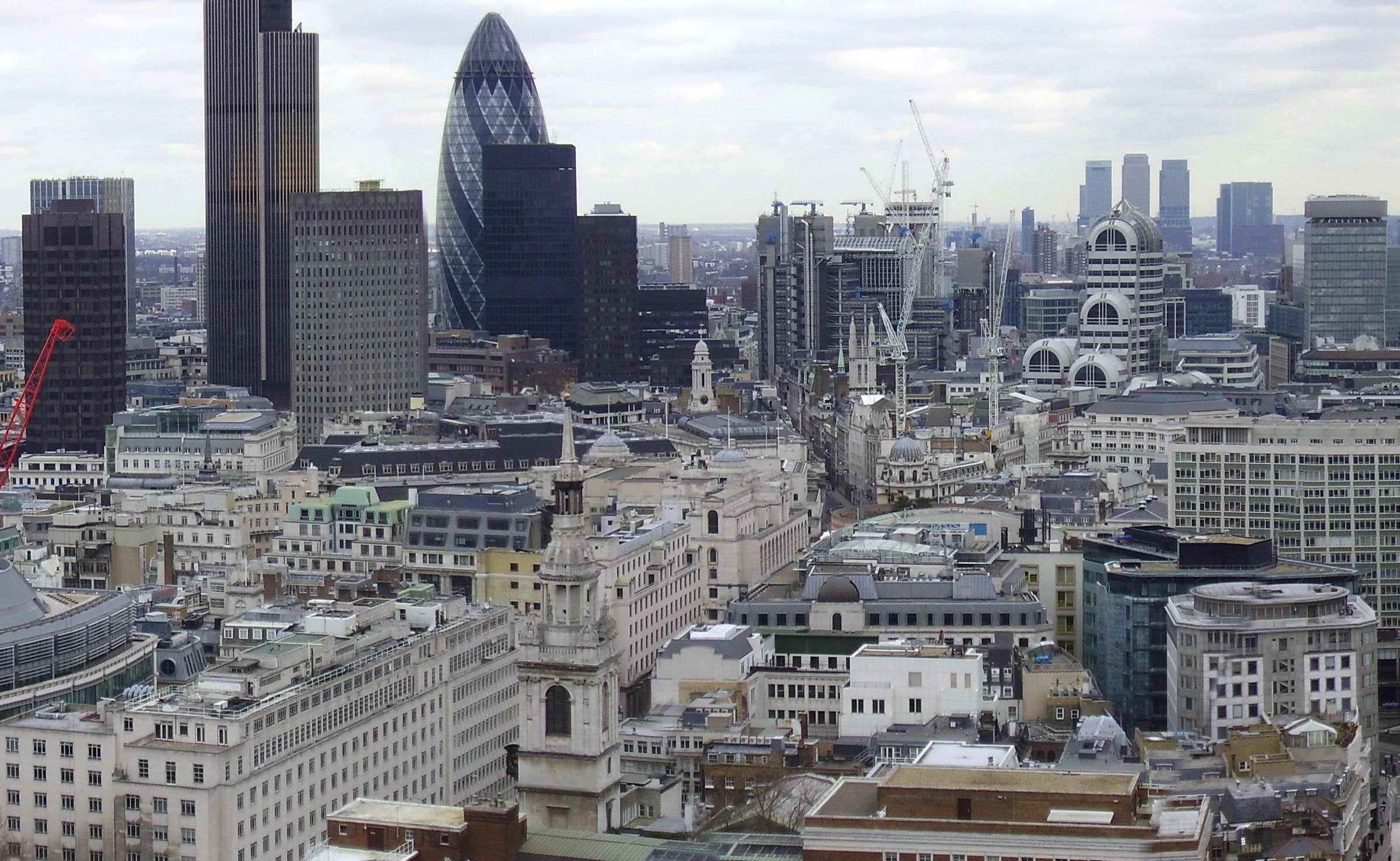 City of London skyline; host city of the UN Global Compact and UNEP FI ocean finance roundtable
